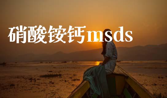 硝酸铵钙msds msds 第1张-化工行情,甲基化工,甲醇msds-起点化工网 硝酸铵钙msds (https://huagong.lansai.wang/) msds 第1张