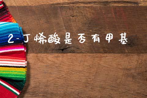 2-丁烯酸是否有甲基 (https://huagong.lansai.wang/) 甲基化工 第1张