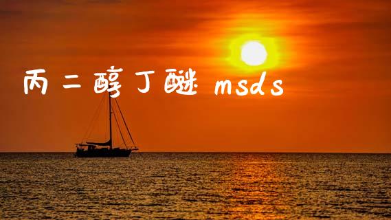 丙二醇丁醚 msds (https://huagong.lansai.wang/) msds 第1张
