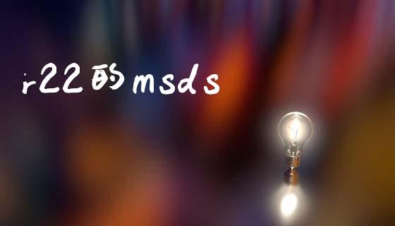 r22的msds (https://huagong.lansai.wang/) msds 第1张