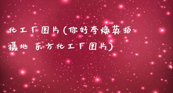 化工厂图片(你好李焕英拍摄地 东方化工厂图片) (https://huagong.lansai.wang/) 化工行情 第1张