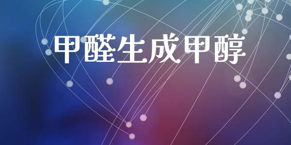 甲醛生成甲醇 (https://huagong.lansai.wang/) 甲醇 第1张