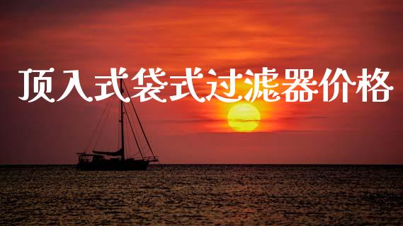 顶入式袋式过滤器价格 (https://huagong.lansai.wang/) 化工价格 第1张