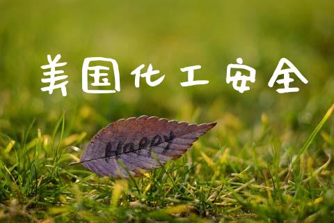 美国化工安全 (https://huagong.lansai.wang/) 化工行情 第1张