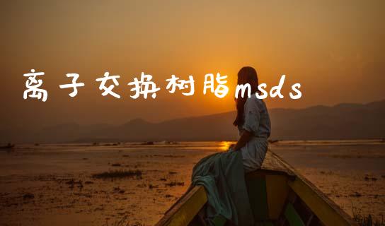 离子交换树脂msds (https://huagong.lansai.wang/) msds 第1张