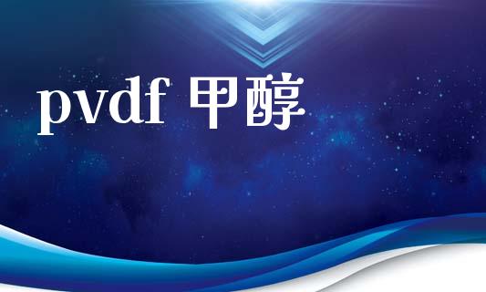 pvdf 甲醇 (https://huagong.lansai.wang/) 甲醇 第1张