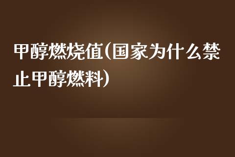 甲醇燃烧值(国家为什么禁止甲醇燃料) 甲醇 第1张-化工行情,甲基化工,甲醇msds-起点化工网 甲醇燃烧值(国家为什么禁止甲醇燃料) (https://huagong.lansai.wang/) 甲醇 第1张
