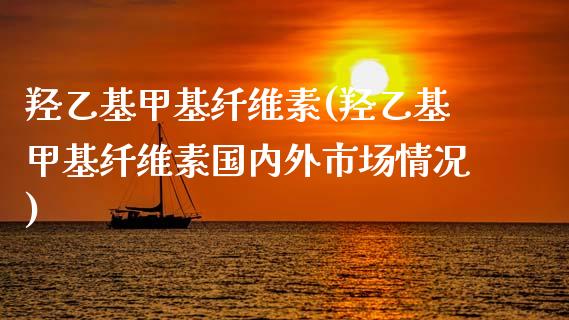 羟乙基甲基纤维素(羟乙基甲基纤维素国内外市场情况) (https://huagong.lansai.wang/) 甲基化工 第1张