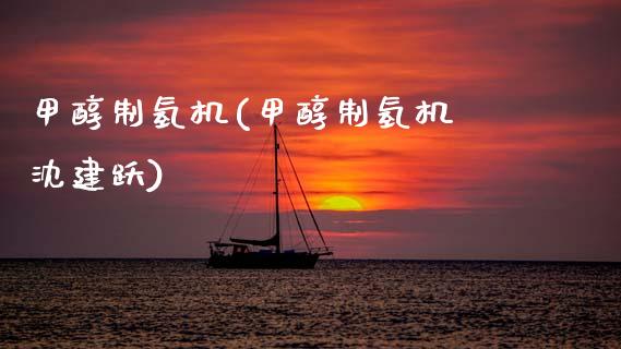 甲醇制氢机(甲醇制氢机 沈建跃) (https://huagong.lansai.wang/) 甲醇 第1张