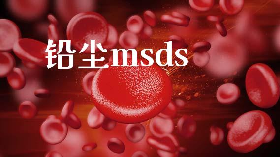 铅尘msds (https://huagong.lansai.wang/) msds 第1张