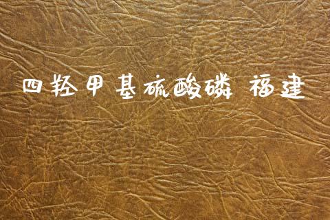 四羟甲基硫酸磷 福建 (https://huagong.lansai.wang/) 甲基化工 第1张