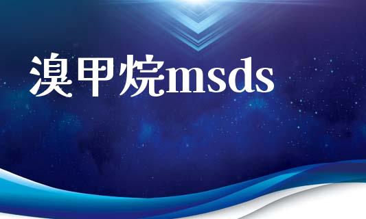 溴甲烷msds (https://huagong.lansai.wang/) msds 第1张