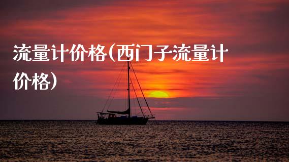 流量计价格(西门子流量计价格) (https://huagong.lansai.wang/) 化工价格 第1张