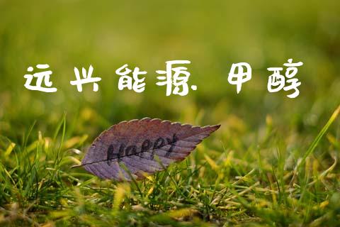 远兴能源 甲醇 (https://huagong.lansai.wang/) 甲醇 第1张