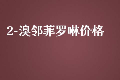 2-溴邻菲罗啉价格 (https://huagong.lansai.wang/) 化工价格 第1张