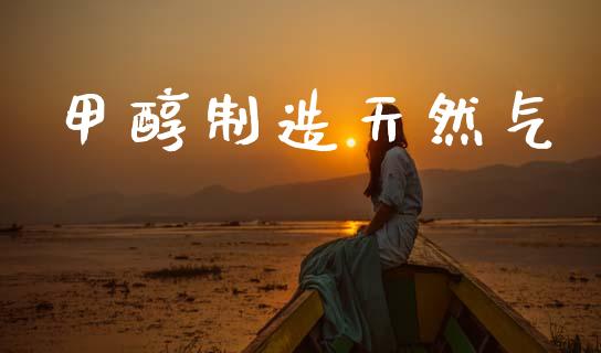 甲醇制造天然气 (https://huagong.lansai.wang/) 甲醇 第1张