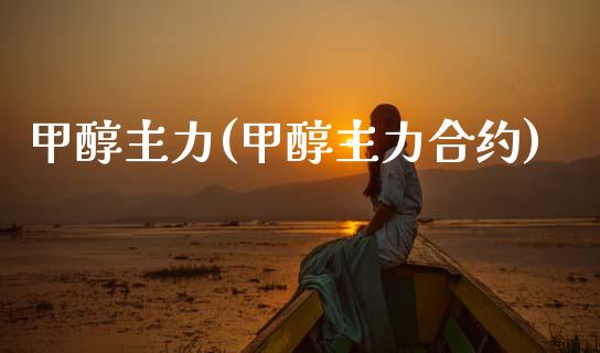 甲醇主力(甲醇主力合约) (https://huagong.lansai.wang/) 甲醇 第1张