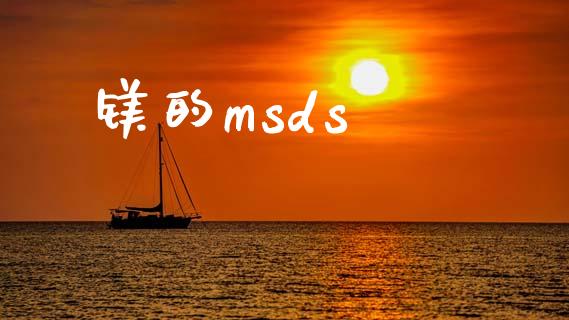 镁的msds (https://huagong.lansai.wang/) msds 第1张