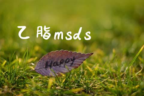 乙脂msds (https://huagong.lansai.wang/) msds 第1张
