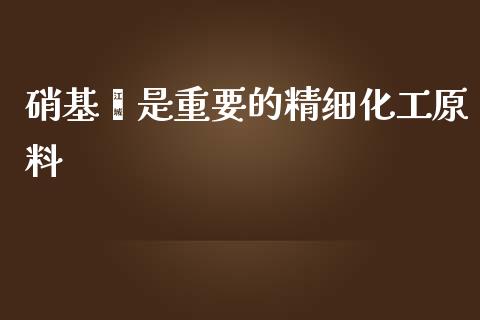 硝基苯是重要的精细化工原料 (https://huagong.lansai.wang/) 化工行情 第1张