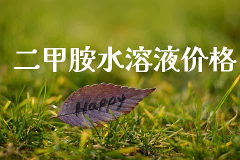 二甲胺水溶液价格 (https://huagong.lansai.wang/) 化工价格 第1张