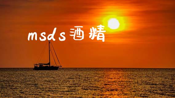 msds酒精 (https://huagong.lansai.wang/) msds 第1张