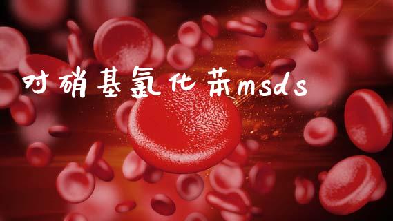 对硝基氯化苯msds (https://huagong.lansai.wang/) msds 第1张