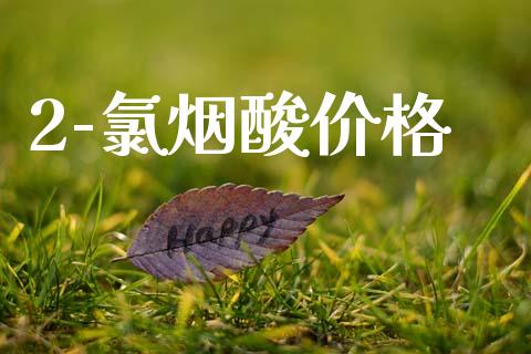 2-氯烟酸价格 (https://huagong.lansai.wang/) 化工价格 第1张