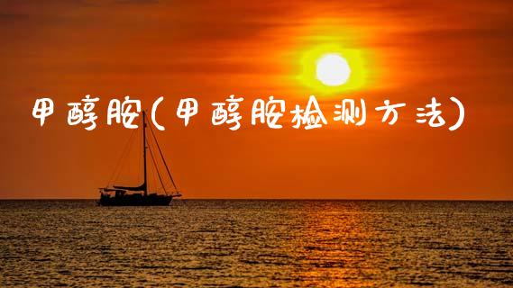 甲醇胺(甲醇胺检测方法) 甲醇 第1张-化工行情,甲基化工,甲醇msds-起点化工网 甲醇胺(甲醇胺检测方法) (https://huagong.lansai.wang/) 甲醇 第1张