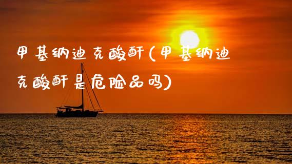 甲基纳迪克酸酐(甲基纳迪克酸酐是危险品吗) (https://huagong.lansai.wang/) 甲基化工 第1张